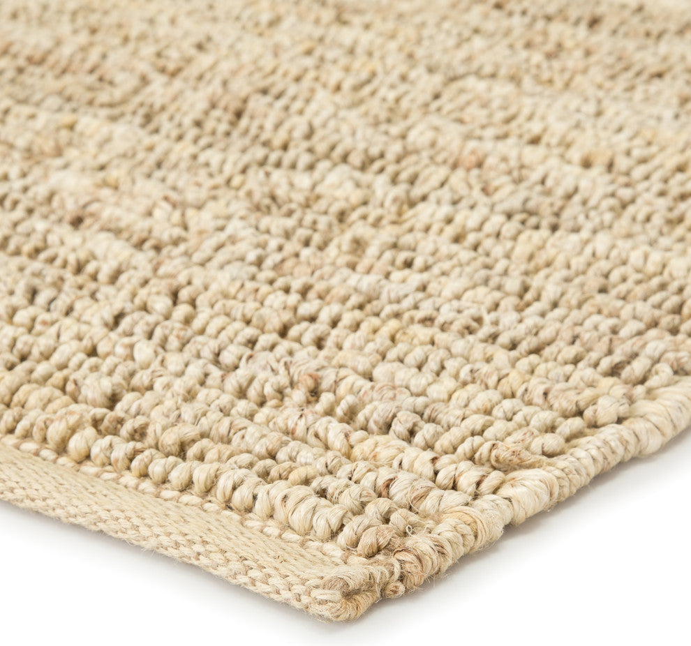 Jaipur Living Havana Natural Solid Beige Area Rug, 2'x3'