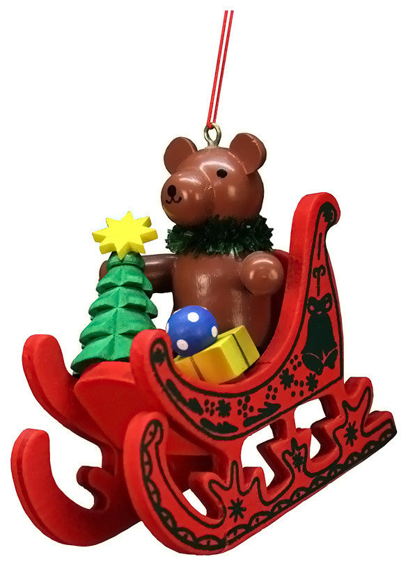 Christian Ulbricht Ornament- Teddy Sled