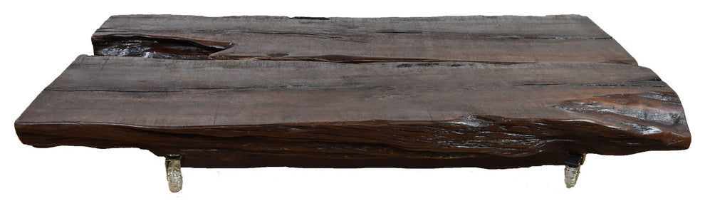 Canella Wood Tree Root Handmade Live Edge Eco-Friendly Two Piece Coffee Table