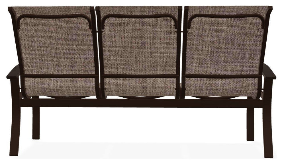 Belle Isle Sling 3-Seat Outdoor Sofa, Augustine Fennel/Kona