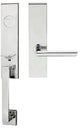 Stockholm Lever, Mortise Dummy Handleset, Left Hand, Polished Stainless Steel