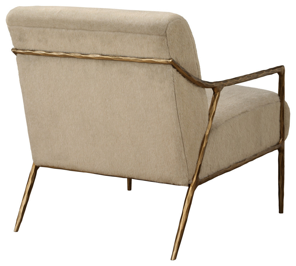 Uttermost - 23847 - Accent Chair - Kashmir - Aged Gold
