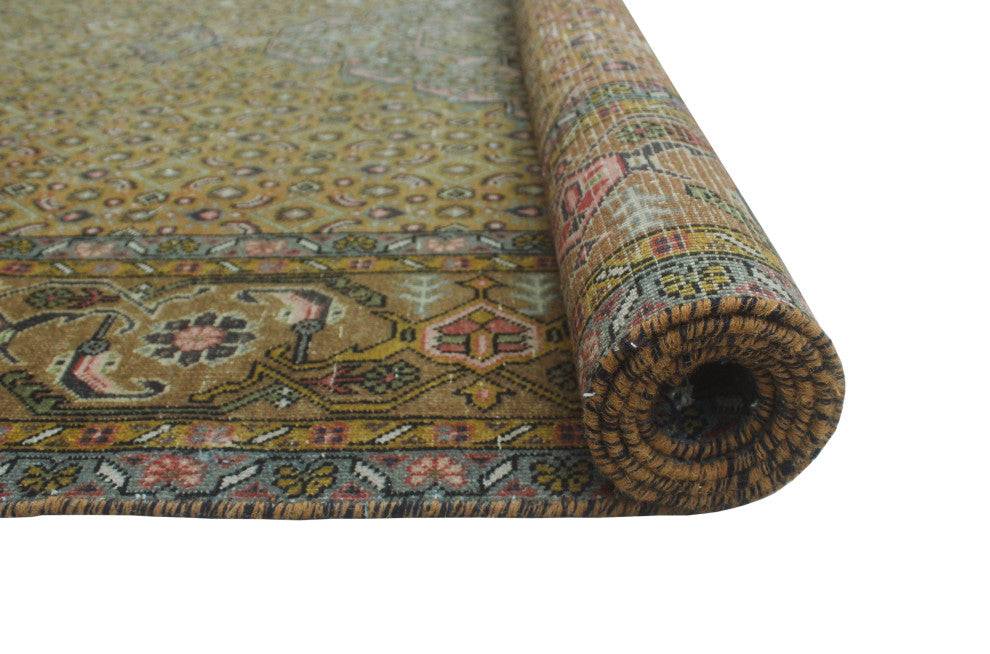 Semi-Antique Dinara Gold Rug