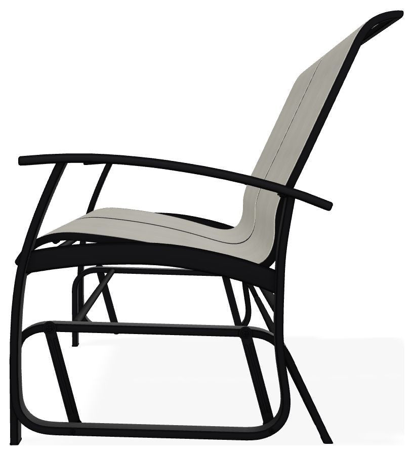 Belle Isle Sling 2-Seat Glider, Ella/Black