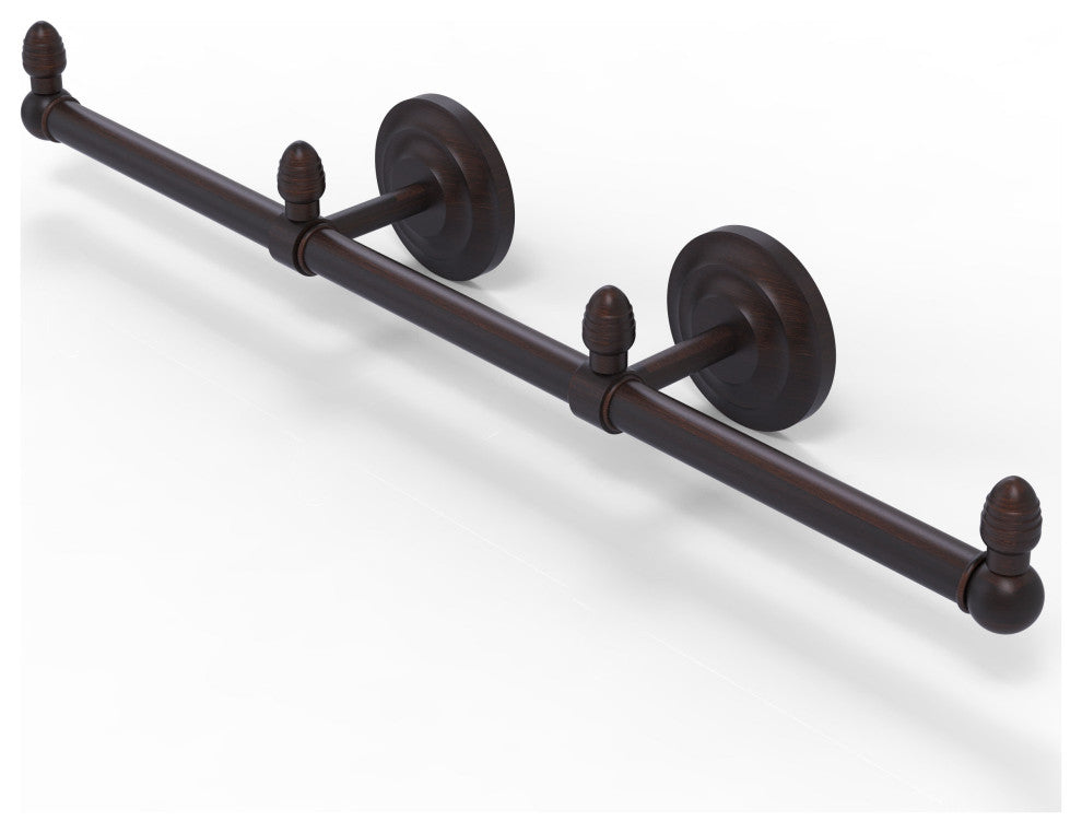 Que New 3 Arm Guest Towel Holder, Venetian Bronze