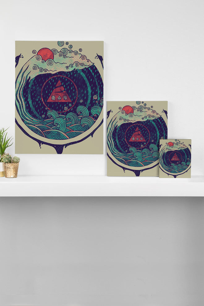 Deny Designs Hector Mansilla Water Art Canvas