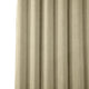 Faux Linen Darkening Curtain Single Panel, Thatched Tan, 50"x108"