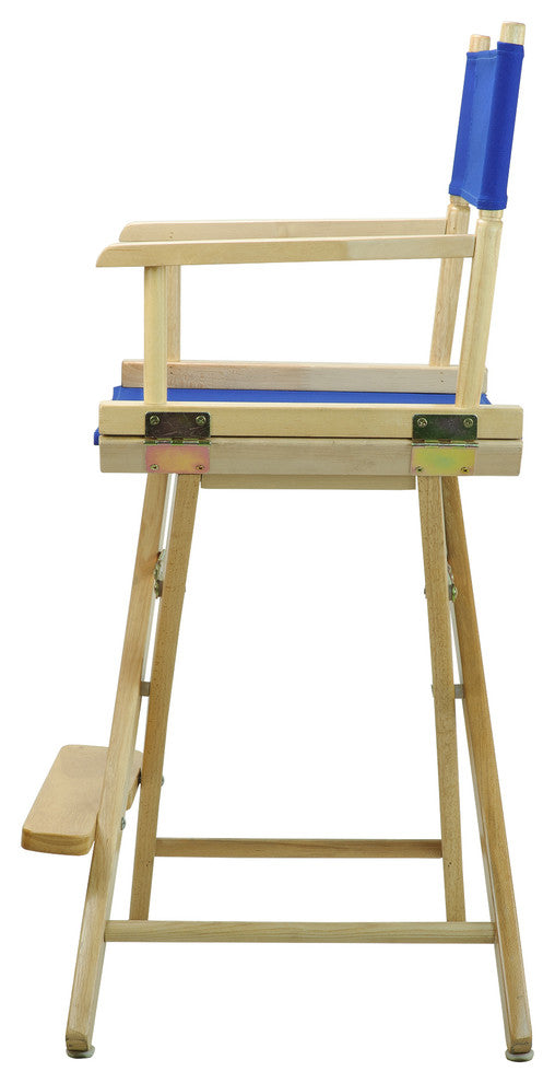 024" Director's Chair Natural Frame-Royal Blue Canvas