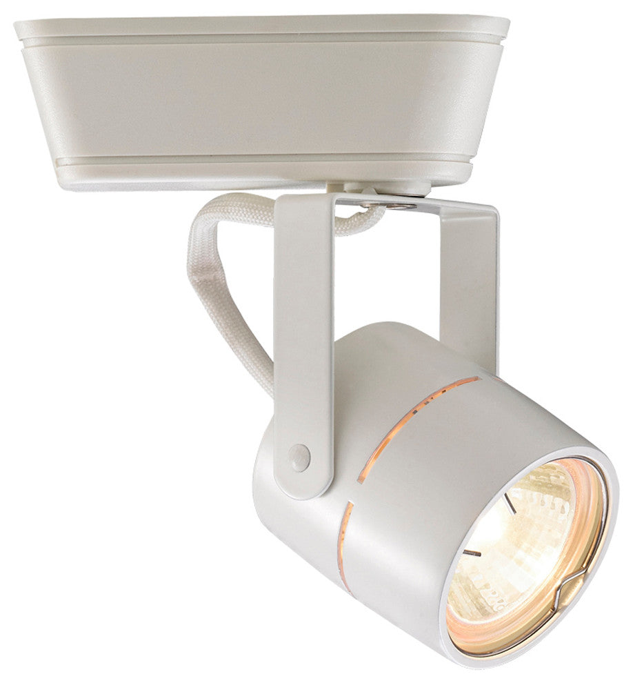 WAC Lighting Low Voltage Track Fixture, 75W, White, J Track