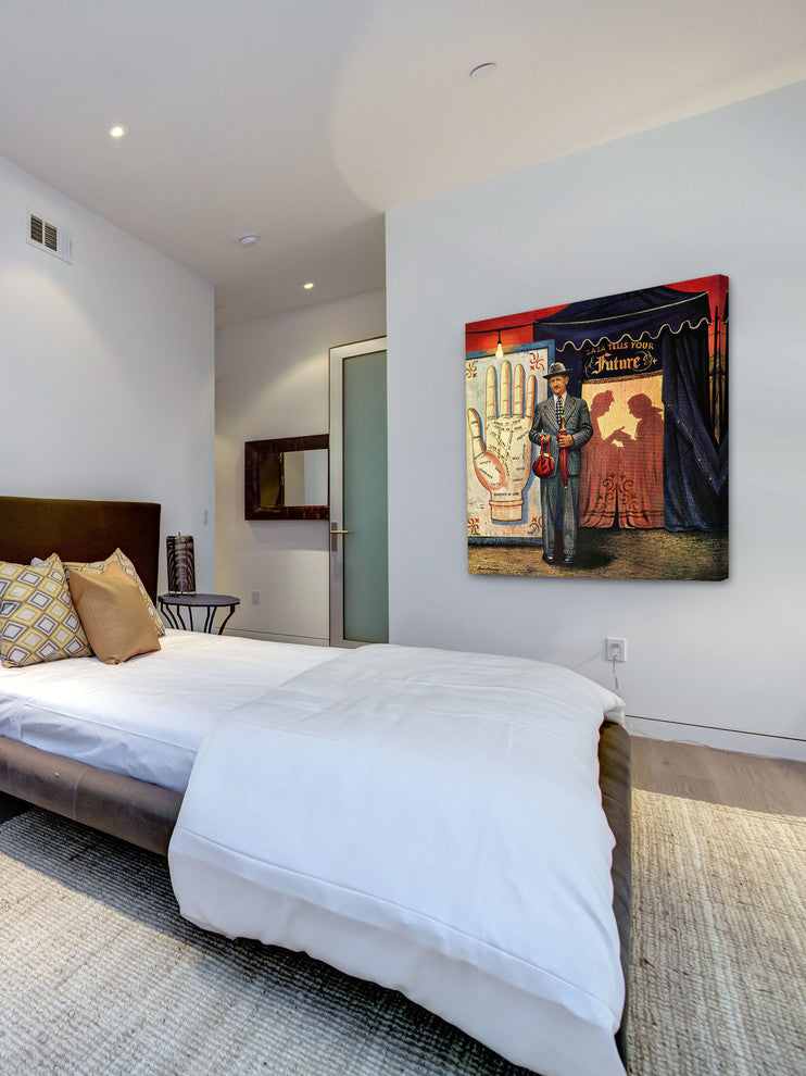"Palmist" Painting Print on Canvas by Stevan Dohanos