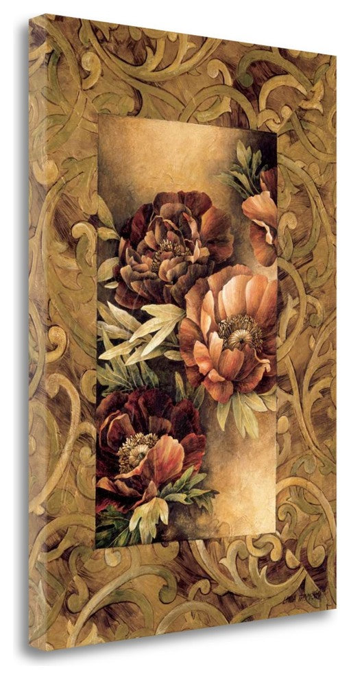"Poppies II" By Linda Thompson,Ready to Hang Giclee Print on Gallery Wrap Canvas