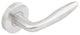 Summer Lever, Half Passage, Left Hand, Satin Stainless Steel, 2-3/8" Backset