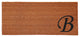 Urban Chic Monogram Doormat 2'x4', Letter B