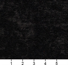 Black Solid Woven Velvet Upholstery Fabric By The Yard