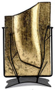 Glass Rectangular Vase With Wire Stand