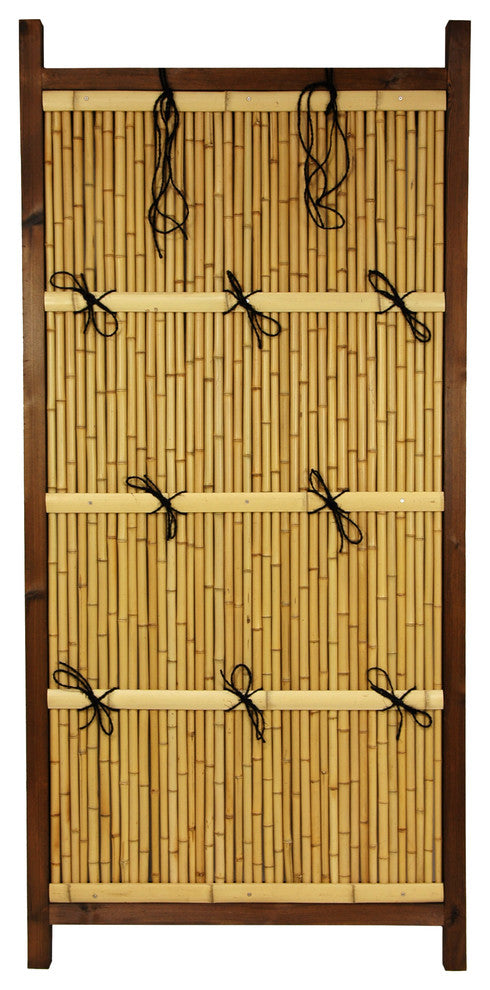 6'x3' Japanese Bamboo Kumo Fence