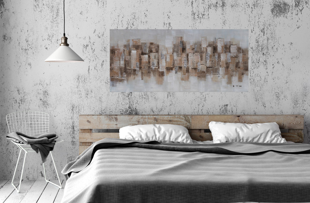 "Abstract Desert Dunes" Hand Painted Canvas Artwork; Fine Art; Modern Artwork