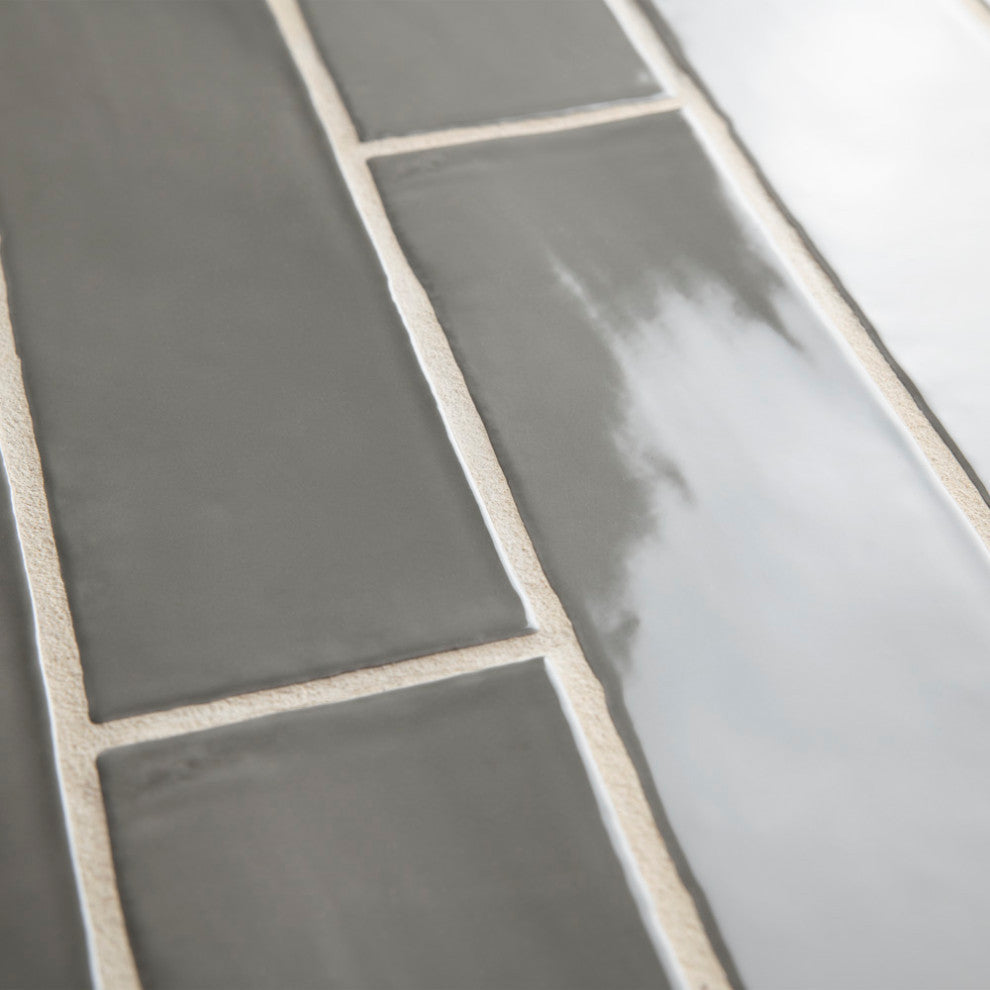 Chester Ceramic Wall Tile, Grey