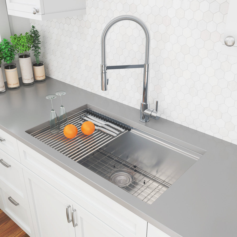 32" Prestige Series Undermount Single Kitchen Sink