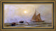 Francis a Silva a Foggy Day Framed Premium Canvas Print, 15"x30"