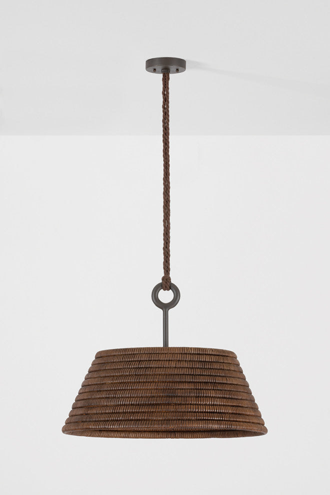 Troy Lighting Sequoia Pendant Gesso White, 54"Lx23.75"Wx18.25"H