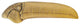 Toucan Pull Antique Brass Left Side, Antique Brass, Left