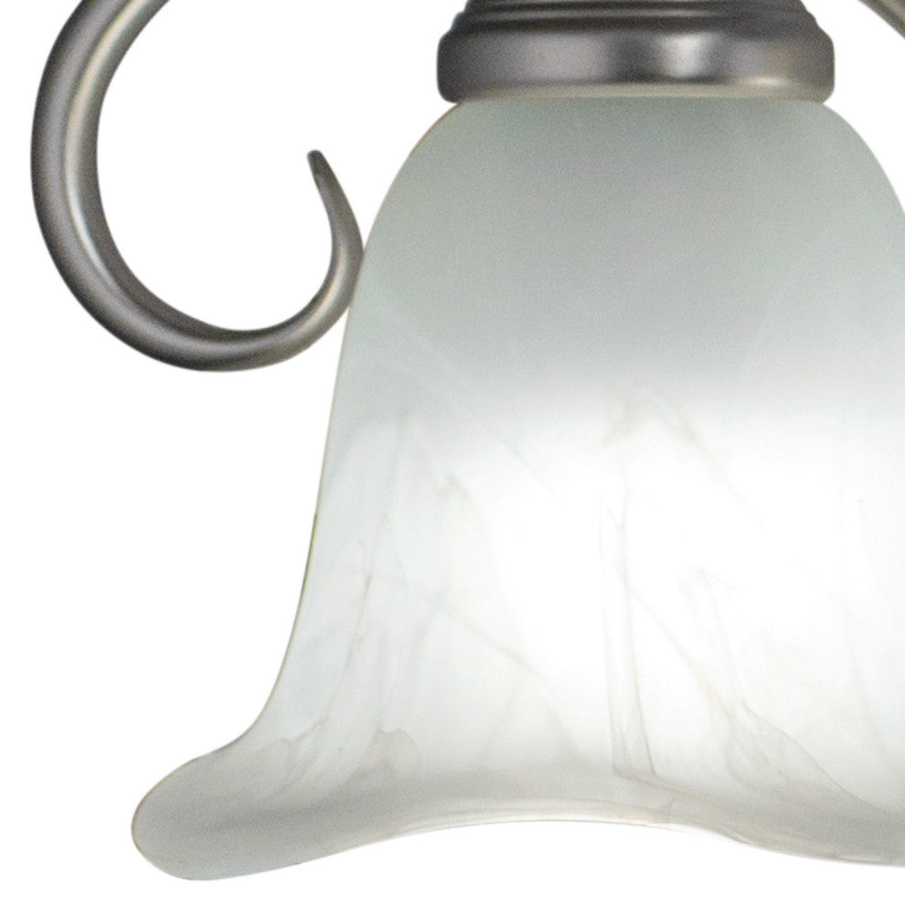 Bella 4-Light Vanity, Brushed Nickel