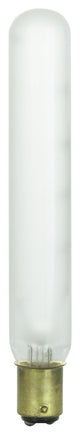 Sunlite 25 Watt T6.5 Tubular, Double Contact Base, Frost