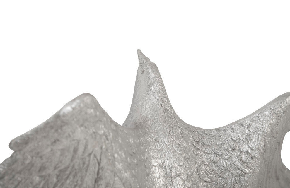 Dove Wall Art, Silver Leaf C