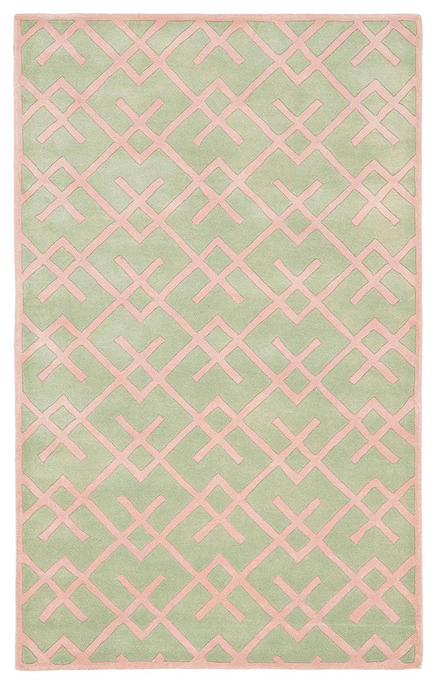 Safavieh Chatham Cht941B Green Area Rug, 6'x9'