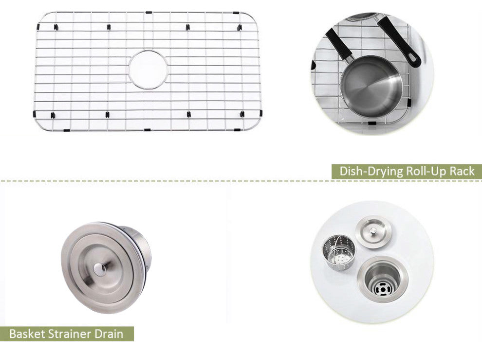 33" Apron Front Fireclay White Single Bowl Kitchen Sink