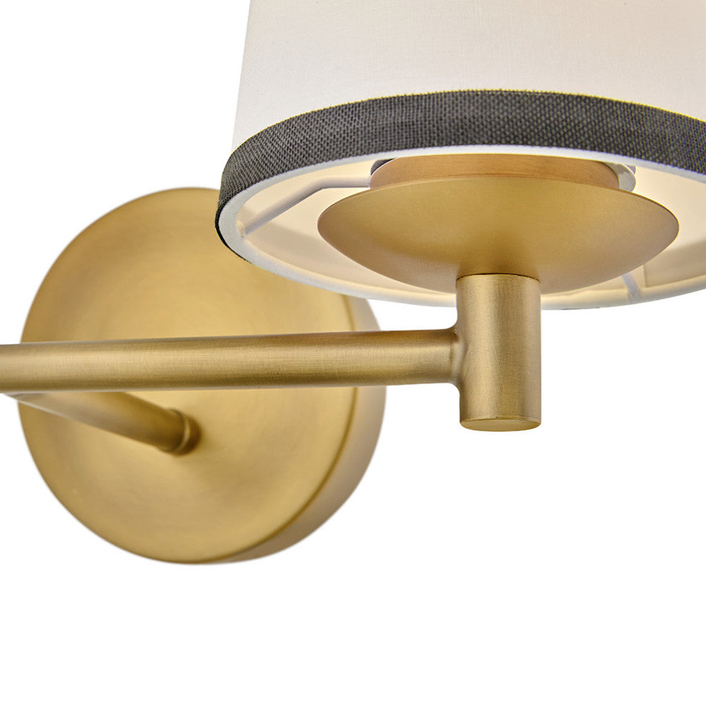 Hinkley Sonia Small Two Light Vanity, Lacquered Brass