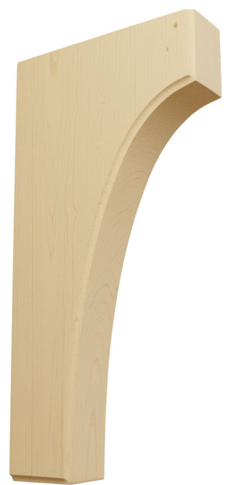 1 3/4"W x 6"D x 12"H Clarksville Bracket, Alder