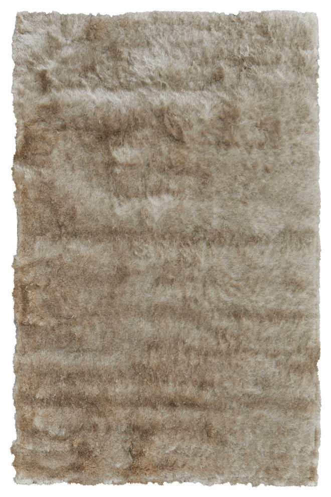 Weave & Wander Armada Plush Shag Rug, Cream, 7'6"x9'6"
