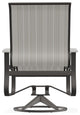 Belle Isle Sling Outdoor Swivel Rocker, James/Warm Gray