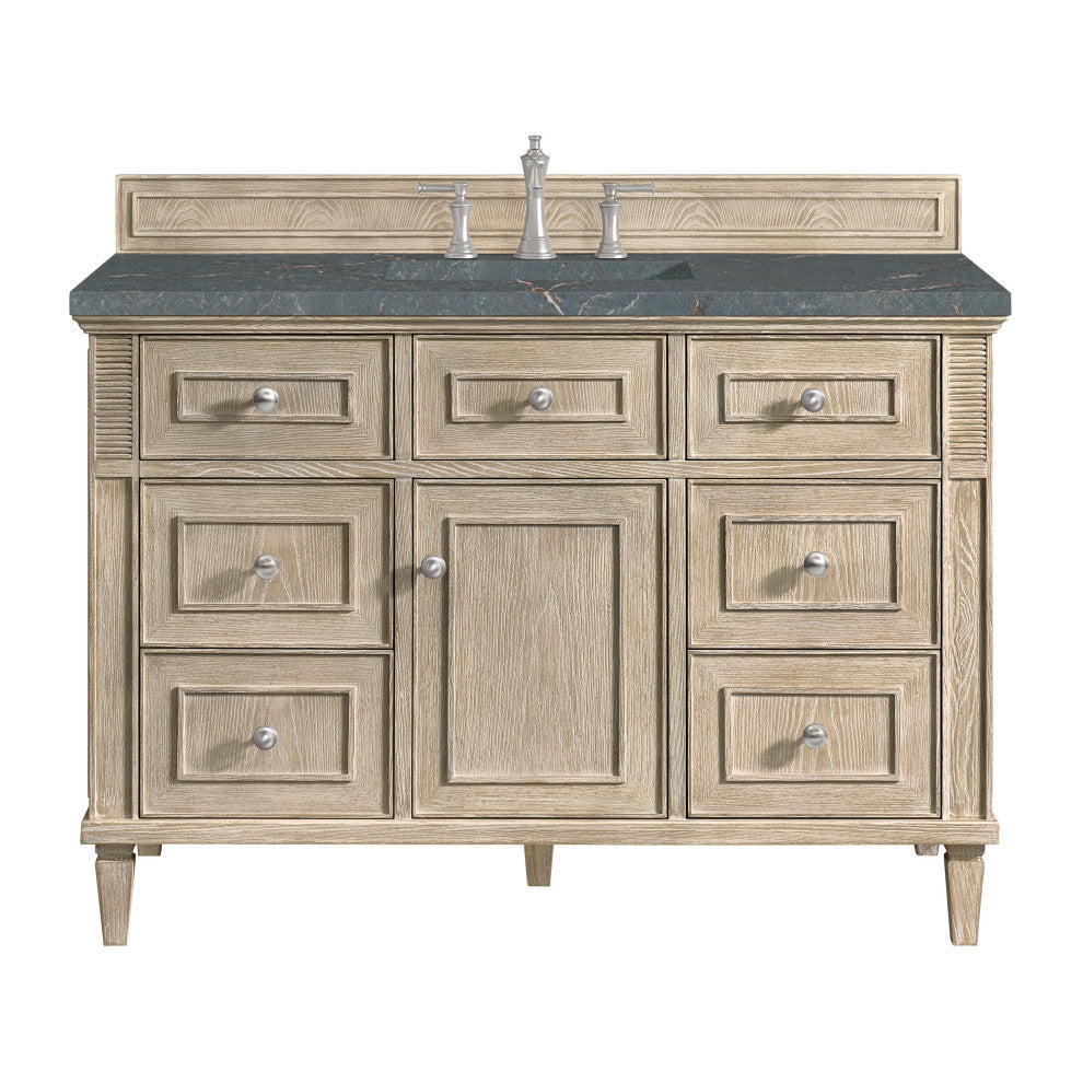 Lorelai 48" Single Vanity, Oak, 3 CM Parisien Bleu Top