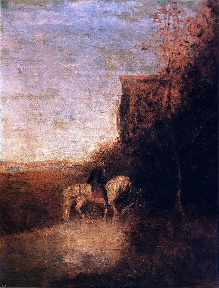 Albert Pinkham Ryder Childe Harold's Pilgrimage - 21" x 28" Premium Canvas Print