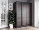 Solid Wood Optional Shelf For 2 or 3 Sliding Door Wardrobes, Java