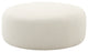 Broohah Cream Boucle Ottoman