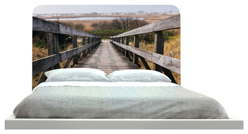 "Wood Step Bridge" Headboard