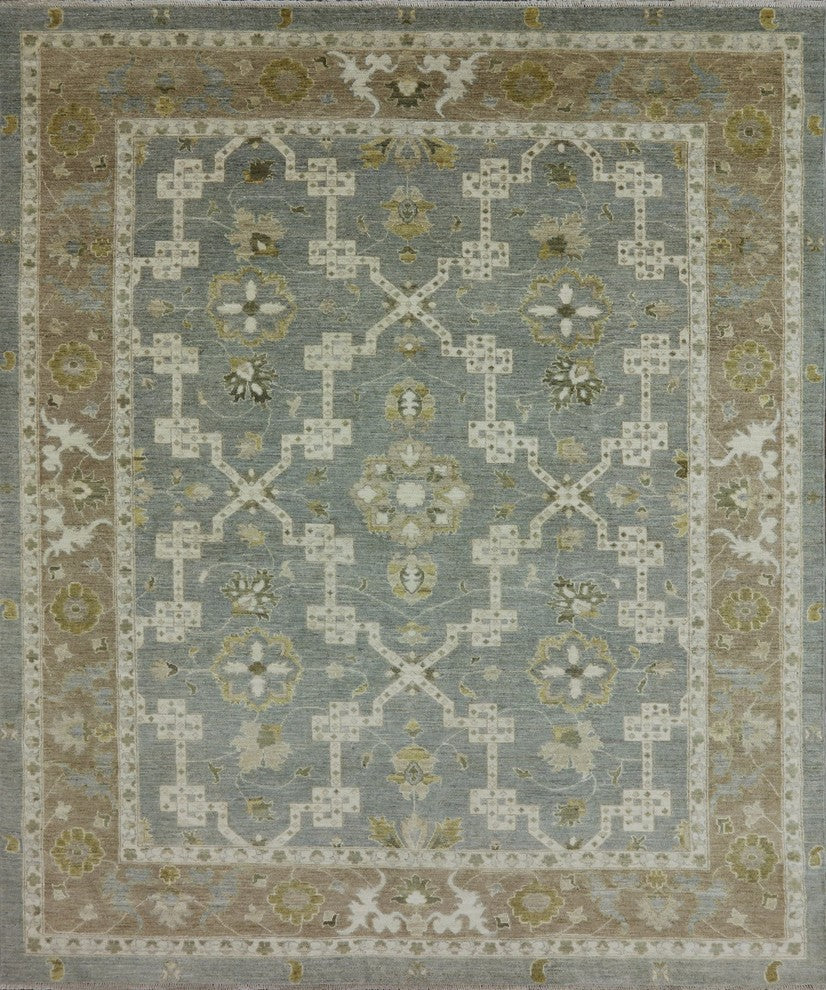 Traditional Chobi Peshawar Handmade Area Rug 8'x10', W2244