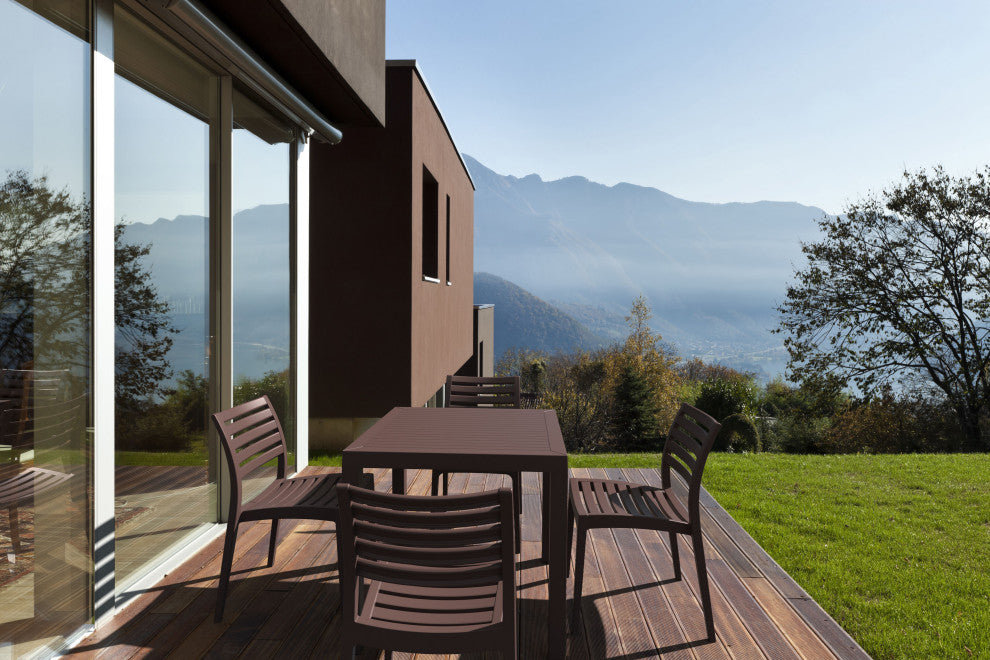 Compamia Ares Outdoor Dining Chairs, Set of 2, Brown