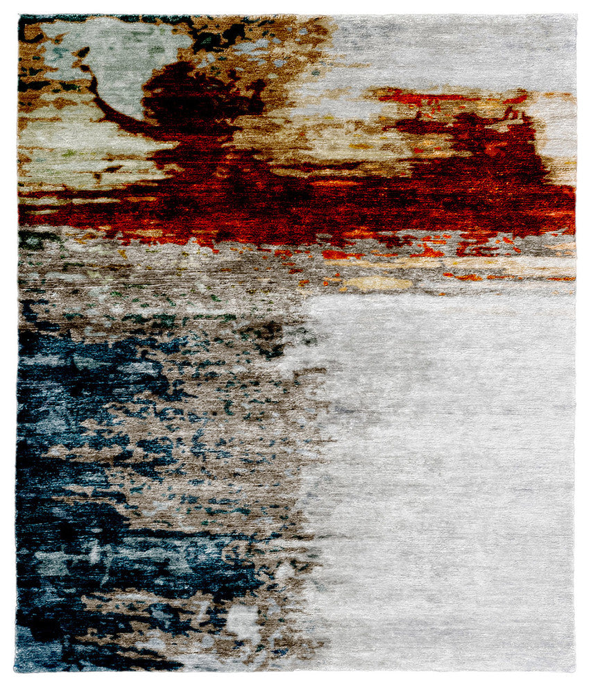 Honeysuckle B Hand Knotted Tibetan Rug, 10' Round