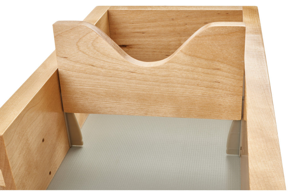 Wood Vanity Sink Cabinet Pull Out Organizer, Bottom of Cabinet