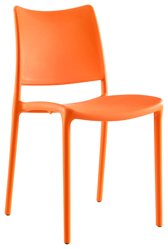 Modway Modway Hipster Dining Side Chair, Green, Orange