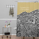Deny Designs Bird Ave University of Colorado Yellow Shower Curtain