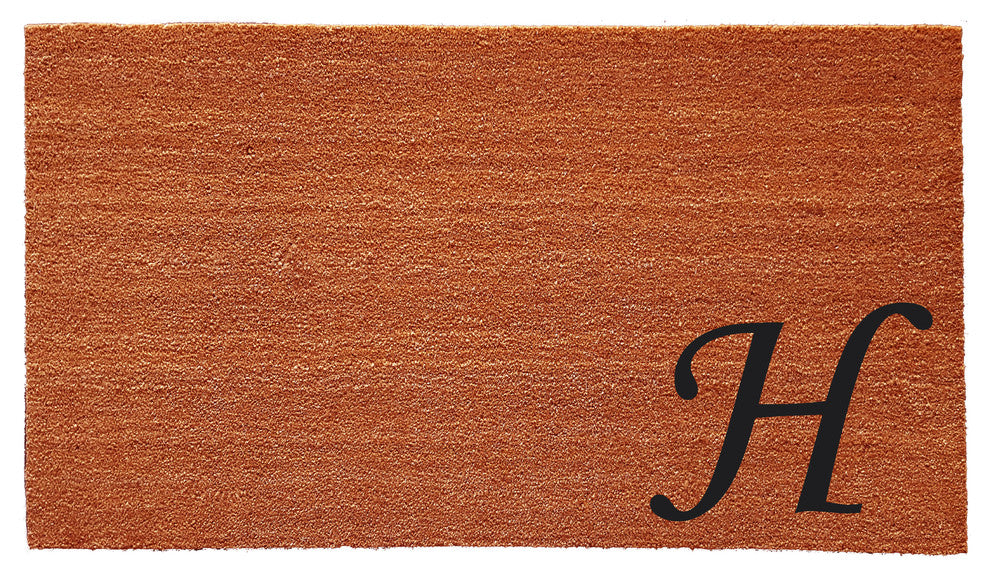 Urban Chic Monogram Doormat, 24"x36", H