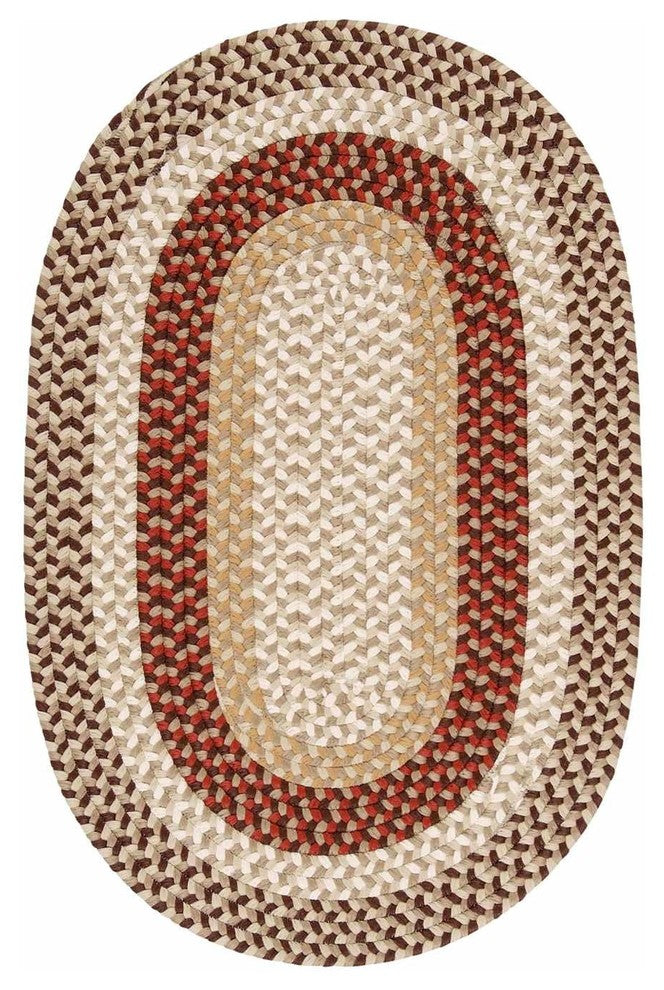 Burmingham Rug, Brick Brown, 2'x3'