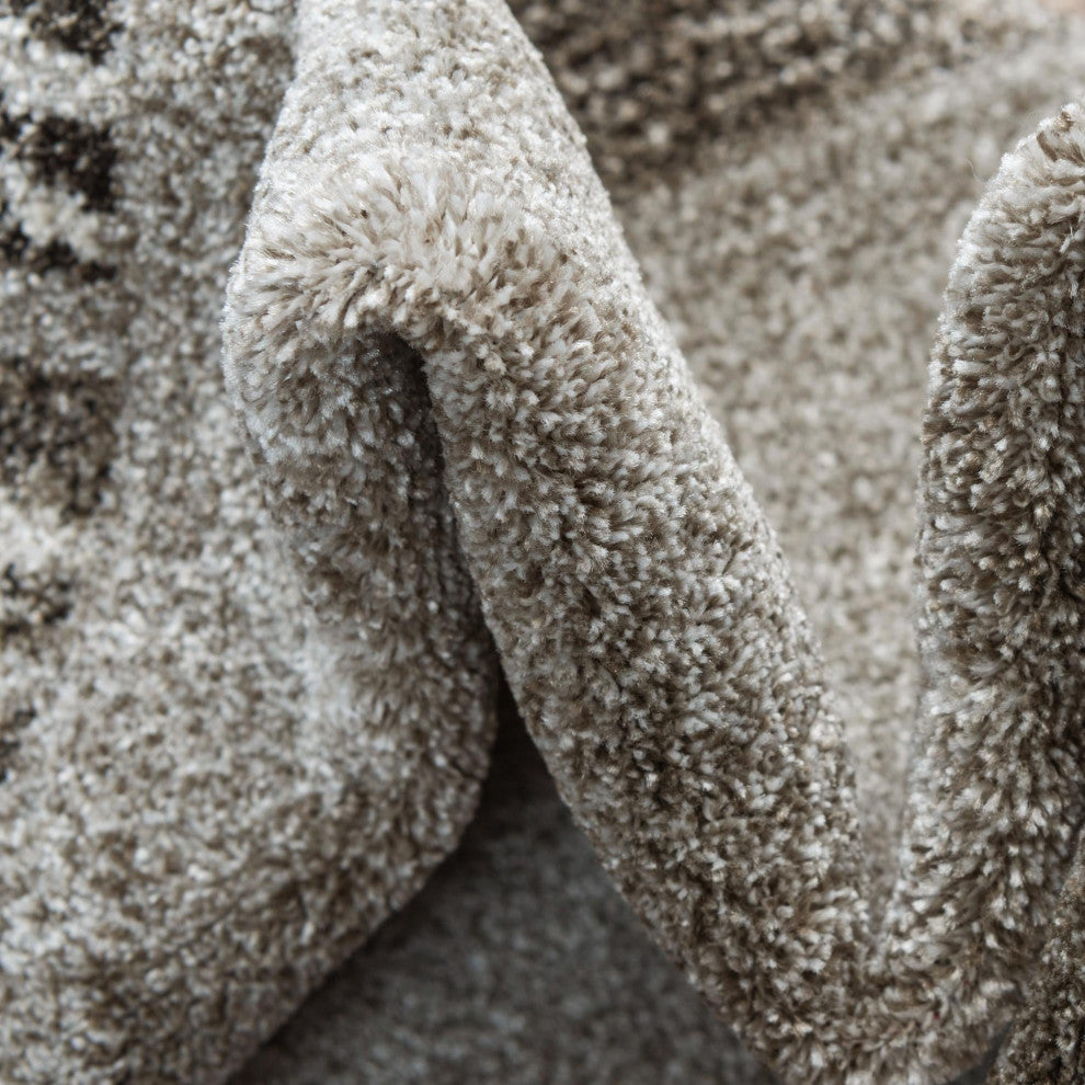 Rug Unique Loom Del Mar Light Gray Runner 2' 7 x 10' 0