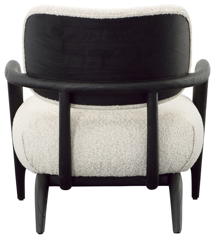 Alford Boucle Upholstered Occasional Chair, Ivory